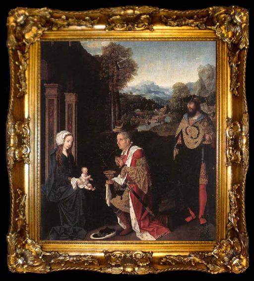 framed  Master of Hoogstraeten Adoration of the Magi, ta009-2